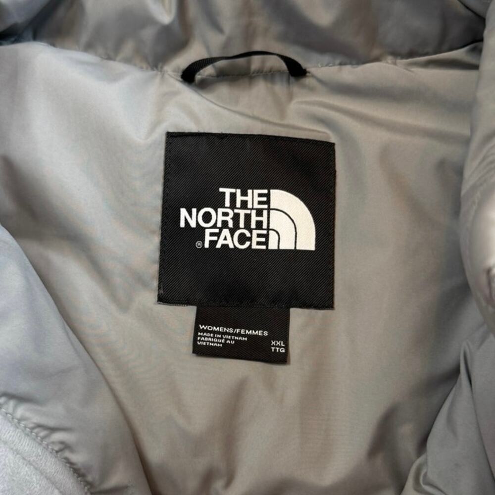 Women’s The North Face 550 Down Filled Puffer Vest Size 2XL Gray Outdoor - Picture 3 of 12